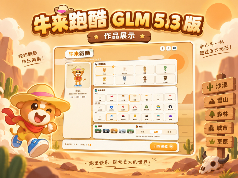 牛来跑酷 GML 5.3 版封面