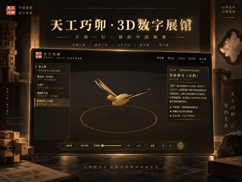 榫卯3D数字展馆封面